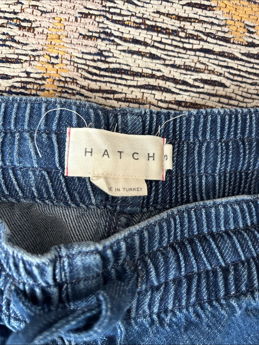 Hatch - Sz L - The Drapey Denim Wide Leg Pant - Picture 2 of 4